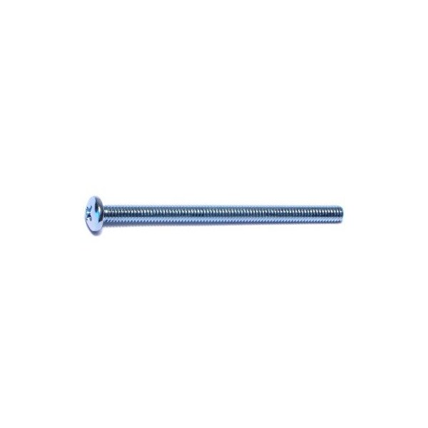 Midwest Fastener #8-32 x 2-1/2 in Phillips Pan Machine Screw, Zinc Plated Steel, 100 PK 07333 - main